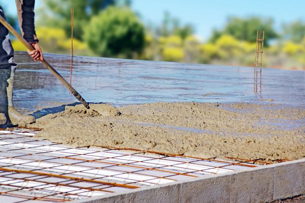 Cement Slab Laying