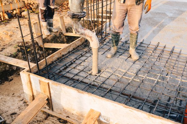 Foundation Concrete Pouring