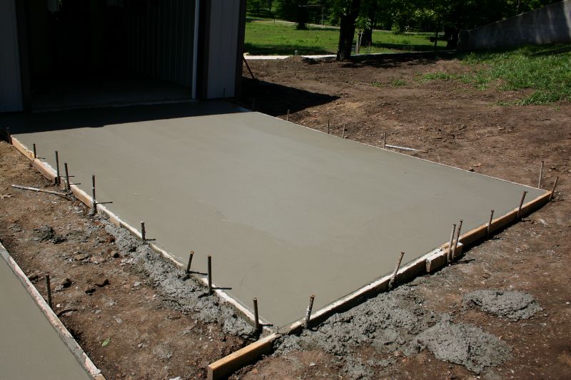 Fresh Concrete in Spring